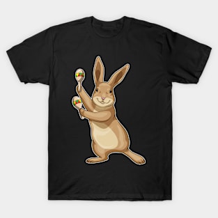 Rabbit Musician Maracas Music T-Shirt